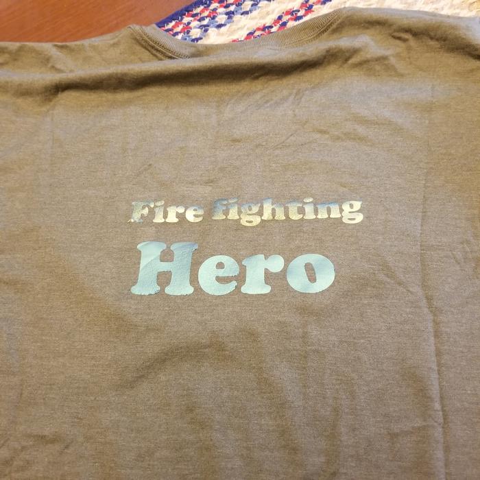 Fire Fighter Hero Back