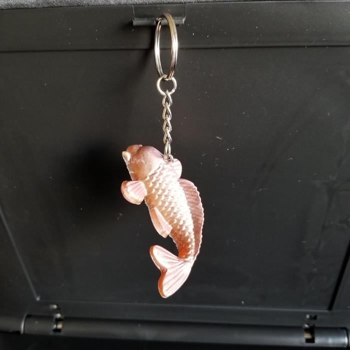 Bronze Koi Fish Key Chain