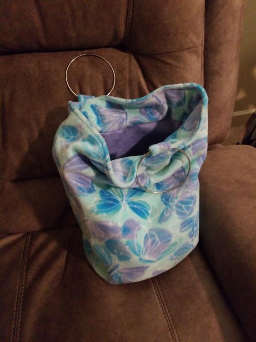 Blizzard Fleece Bucket Bag